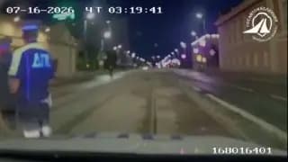 Видео: Погоня за мотоциклистом в Челябинске закончилась ДТП