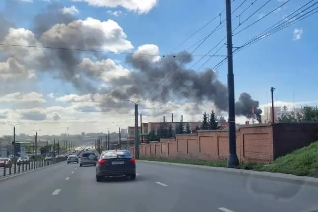 Пожар на Свердловском тракте локализован на площади 50 квадратов
