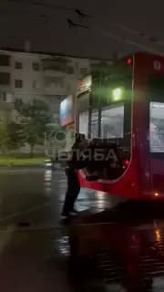Видео: Двое зацеперов проехались на троллейбусе № 17 в Челябинске